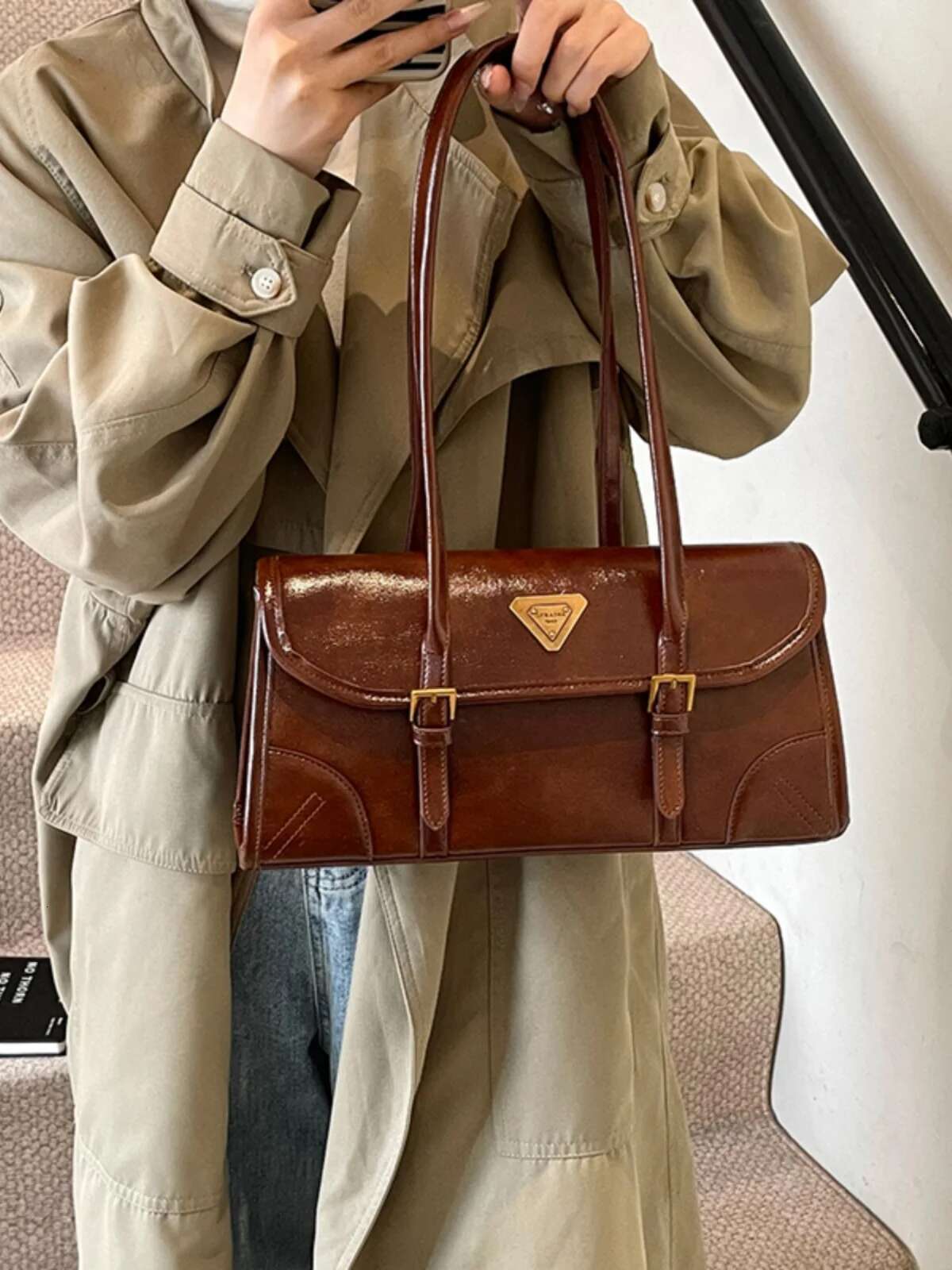 High-Quality Designer Autumn And Winter Small Female 2025 All-Match One-Shoulder Underarm Portable Baguette Bag