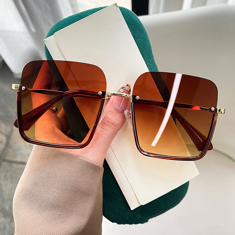 Designer Sunglasses For Women Oversized Sunglasses Fashion Classic Polarized Sunglasses Luxury Goggle Pilot Alloy Frame UV400 Eyewear KP139