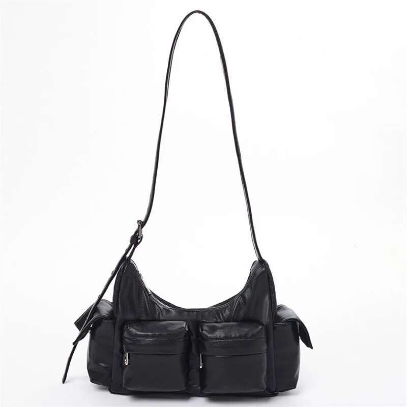 Women's Fashion Pockets Shoulder Bags Hobo Large Designer Totes Bag PU Leather Handbag