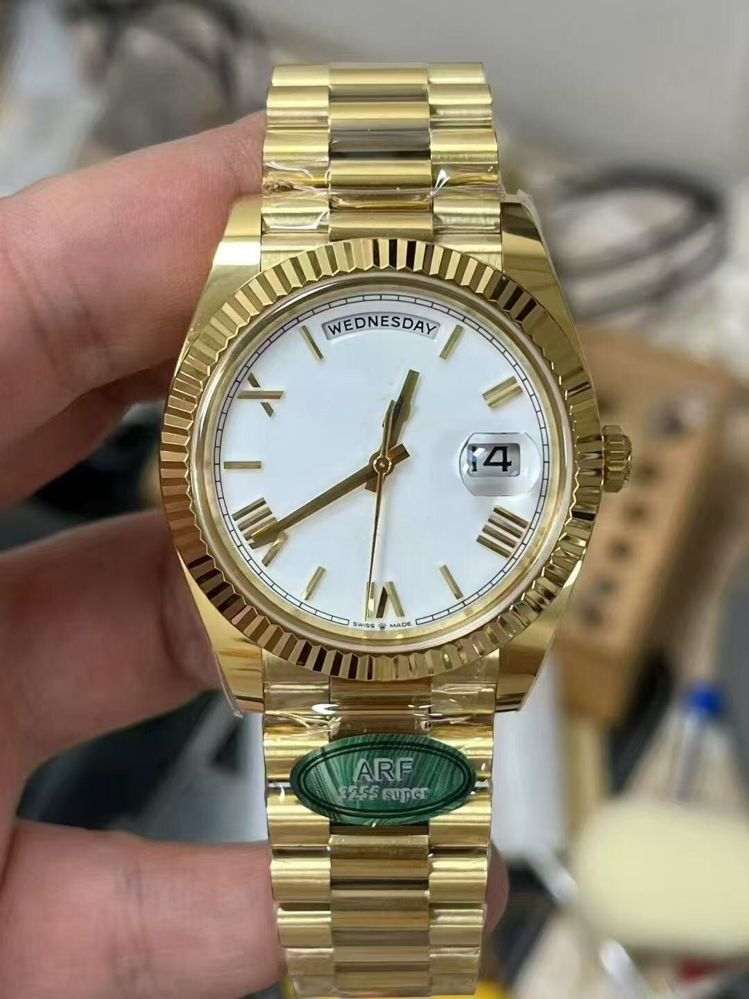 ARF Factory Full weight 210g DD watch V2 Ultimate Edition Original data has a diameter of 40 mm with a 3255 movement mechanical sapphire glass mirror 904L case strap