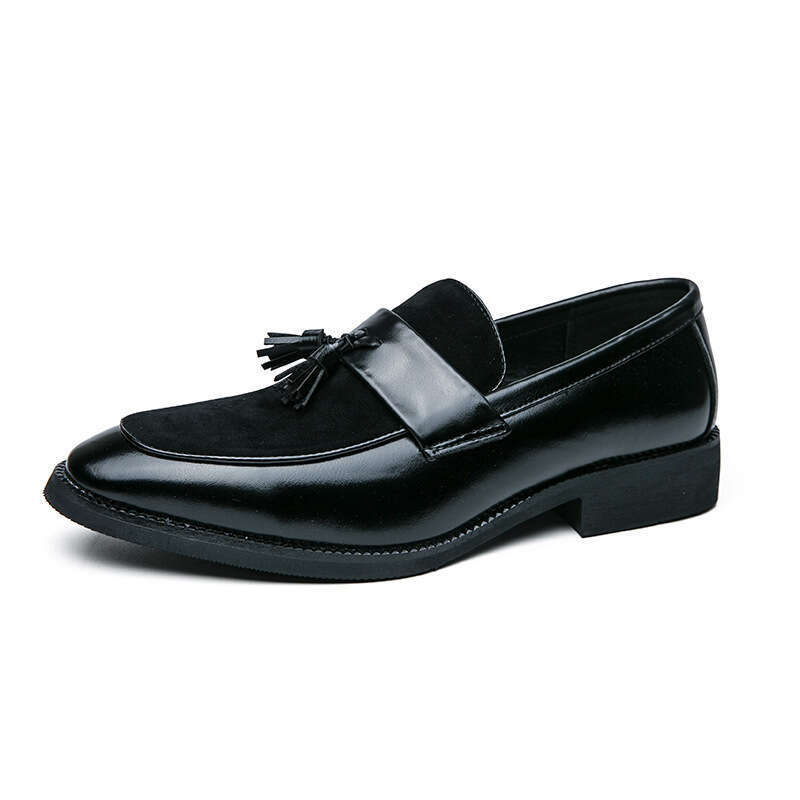 Large tassel for men's patchwork style 38-46 Spring and Autumn New Men's Business Dress British casual leather shoes