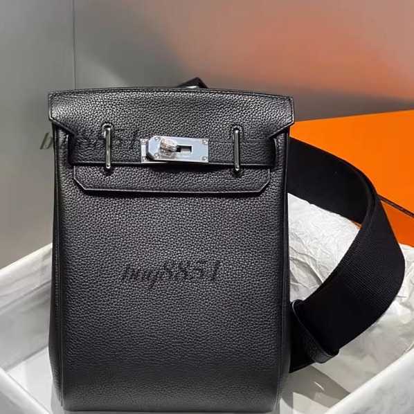 Designer Women Shoulder Bags Unisex HAC A Dos Chest Bag Leather Fully Dos Togo Small Backpack Imported Togo Leather Bag