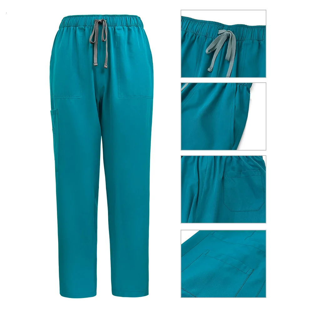 Hospital Scrub Suits Uniform Women Men Scrubs Set Beauty Work Clothes Nurse Accessories Dental Surgery Suit 251104