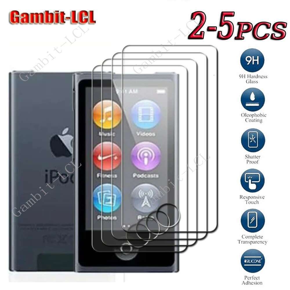 9H HD Original Tempered Glass For Apple iPod Nano 7 8 8G Nano7 Nano8 Nano8G MP3 iPodNano7 Screen Protection Protector Cover Film