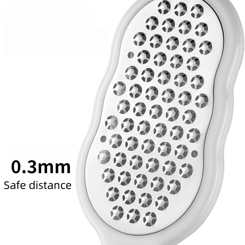 Stainless Steel Foot Dead Skin Remover, 0.3mm Safe Distance Callus Shaver Pedicure Tool for Feet, Easy Storage Foot Care Tool
