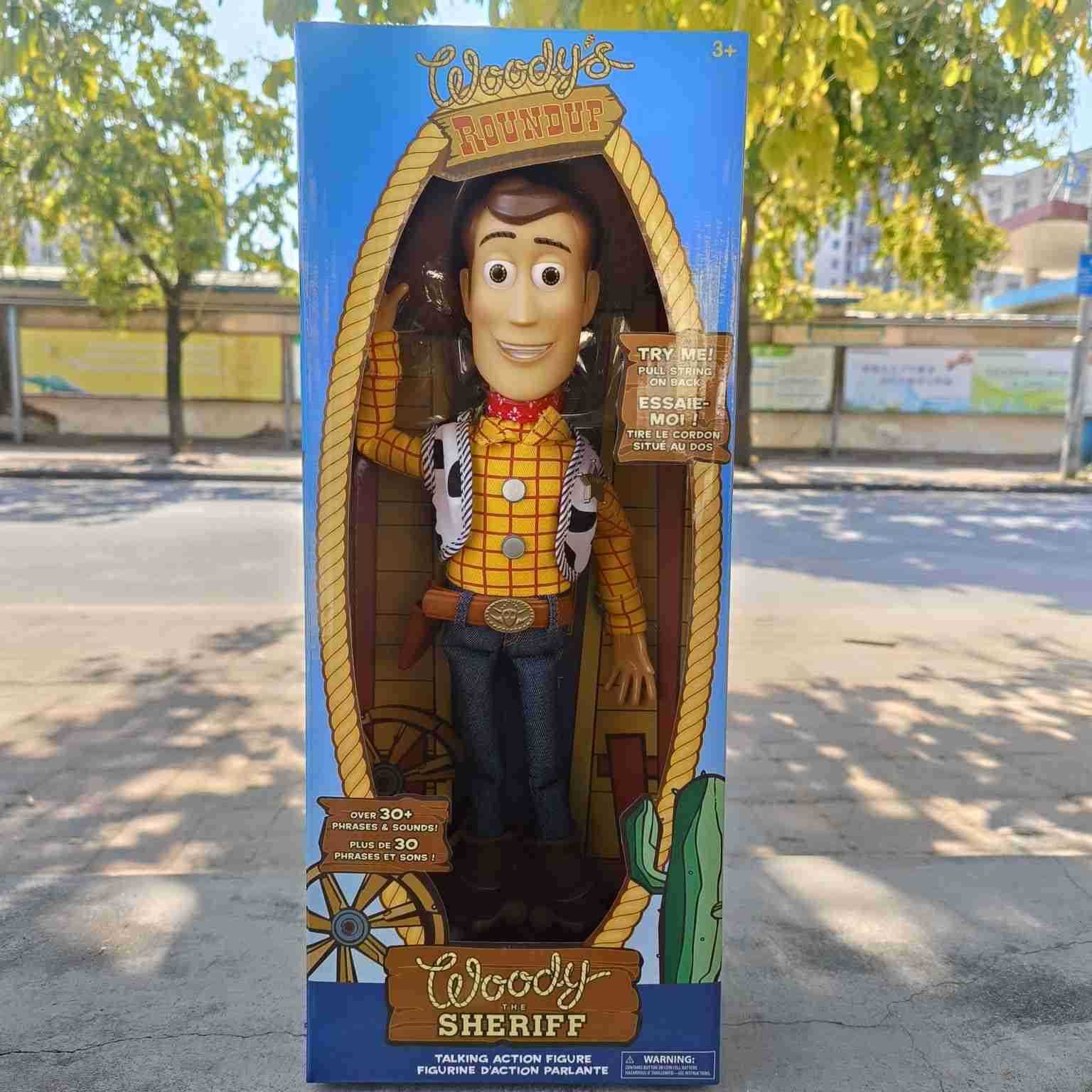 Disney Toy Story 4 Woody Sheriff Buzz Lightyear Tinkerbell Female Hug Dragon Sound Doll Cowboy Plush Toy H251105