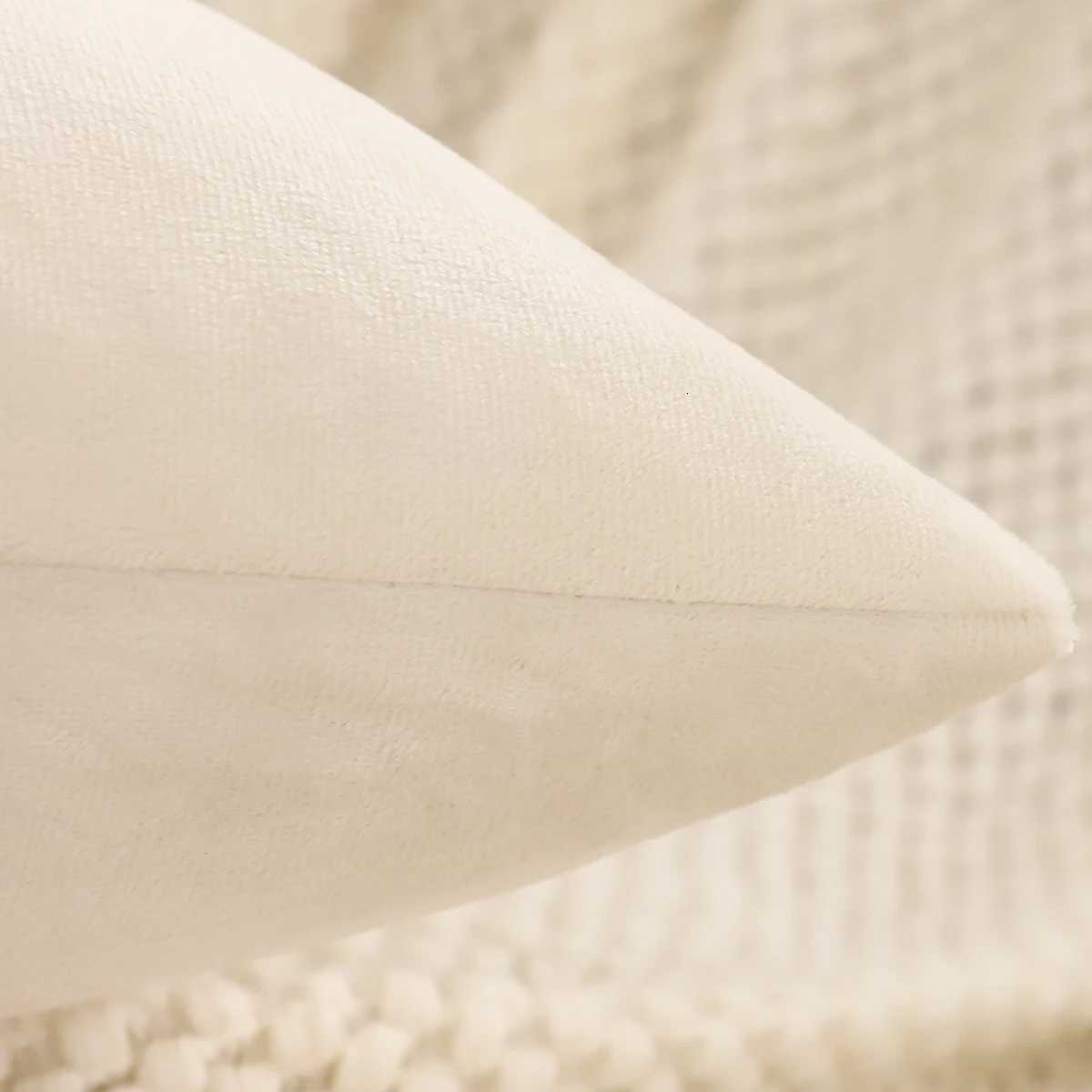 1 PC Christmas Gnome Throw Pillow Cover Winter Plush Embroidery Christmas Decoration Living Room Y251105