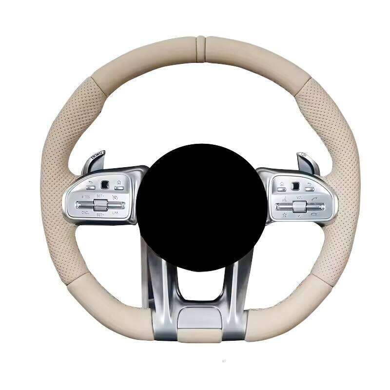 Custom Volant Half Perforated Leather Steering Wheel for Mercedes Benz W205 W222 W176 W213 GLE W166 W217 W463 G63 C217 C43 AMG
