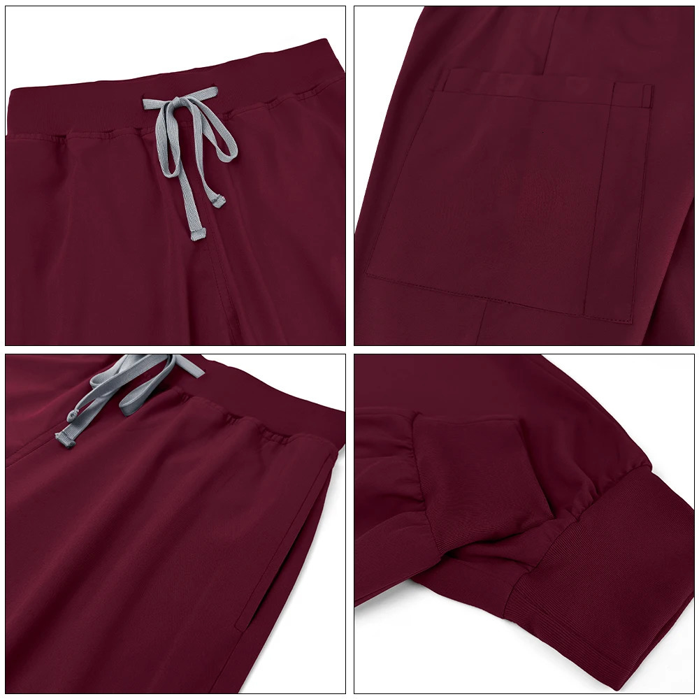 Unisex Navy Blue Suit Pet Shop Doctor Surgery Workwear Scrubs Set Nurse Uniform Short Sleeve TopsPants Nursing Uniforms 251104