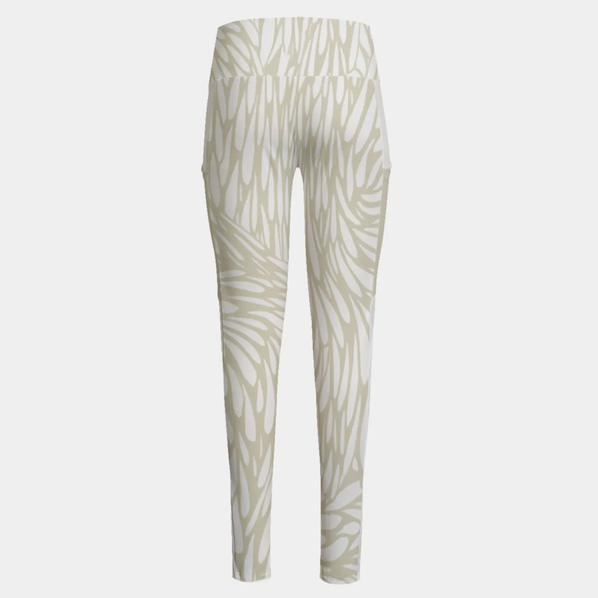 All-Over Print Women's High Waist Leggings, Workout Yoga Pants with Side Pocket, Squat-Proof Satin Fabric