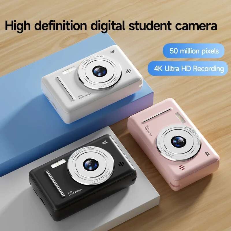 4K Digital 5000W Pixel Retro CCD Portable Card Entry-level Dual Camera Flash 50 Million Pixels Auto Focus