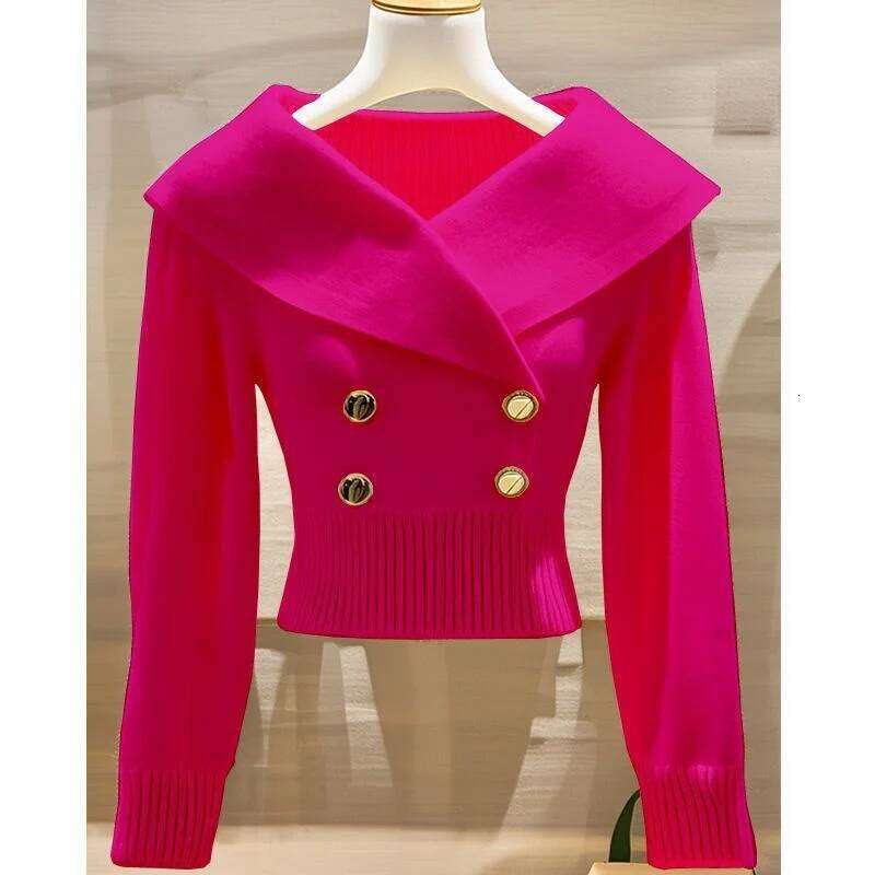 Women's 2025 New Fashion Autumn Long-Sleeved Temperament Casual Knitwear Female Pullovers Sweater Designer Sweater Bear Sweater