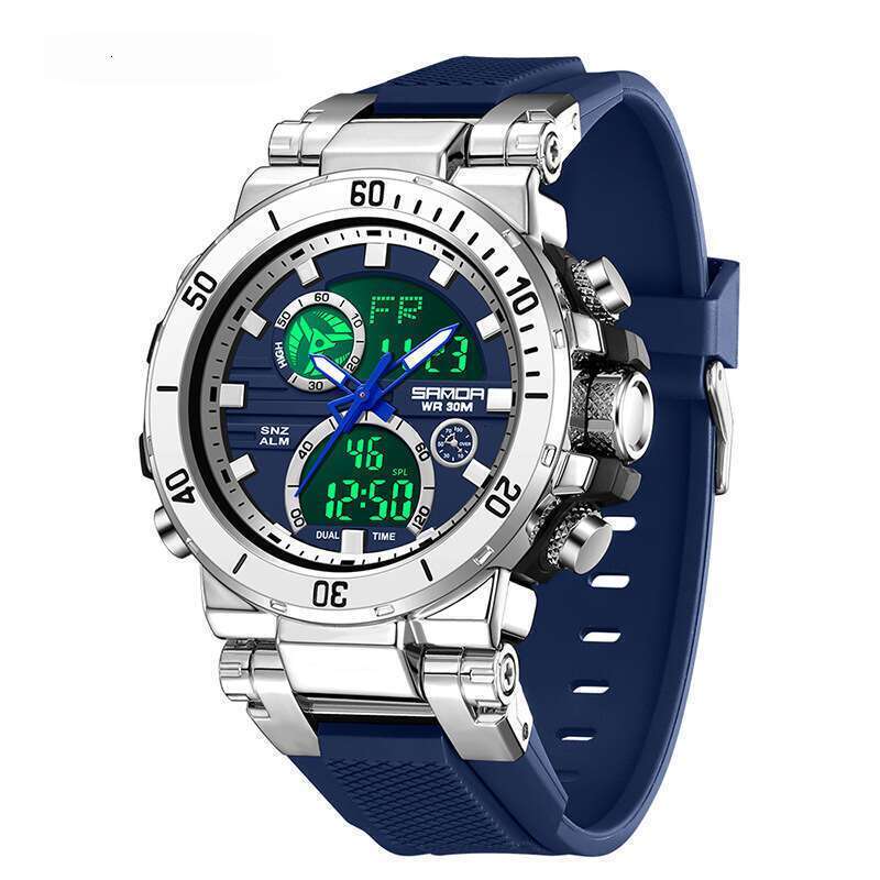 DHwatches Sanda Brand TEMU Student Fashion Alarm Clock Multifunctional Electronic Watch