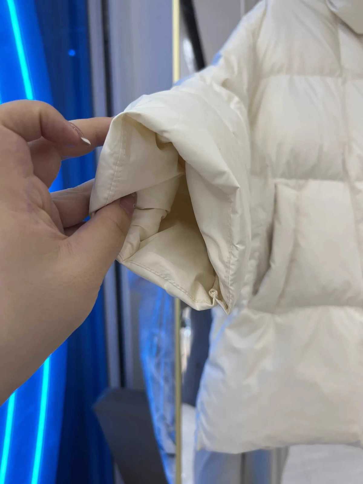 Schinteon Women Down Jacket Stand Collar Over Size Casual Warm Autumn Winter Outwear White Duck Down Stand Collar Coat 2024 NewT251105