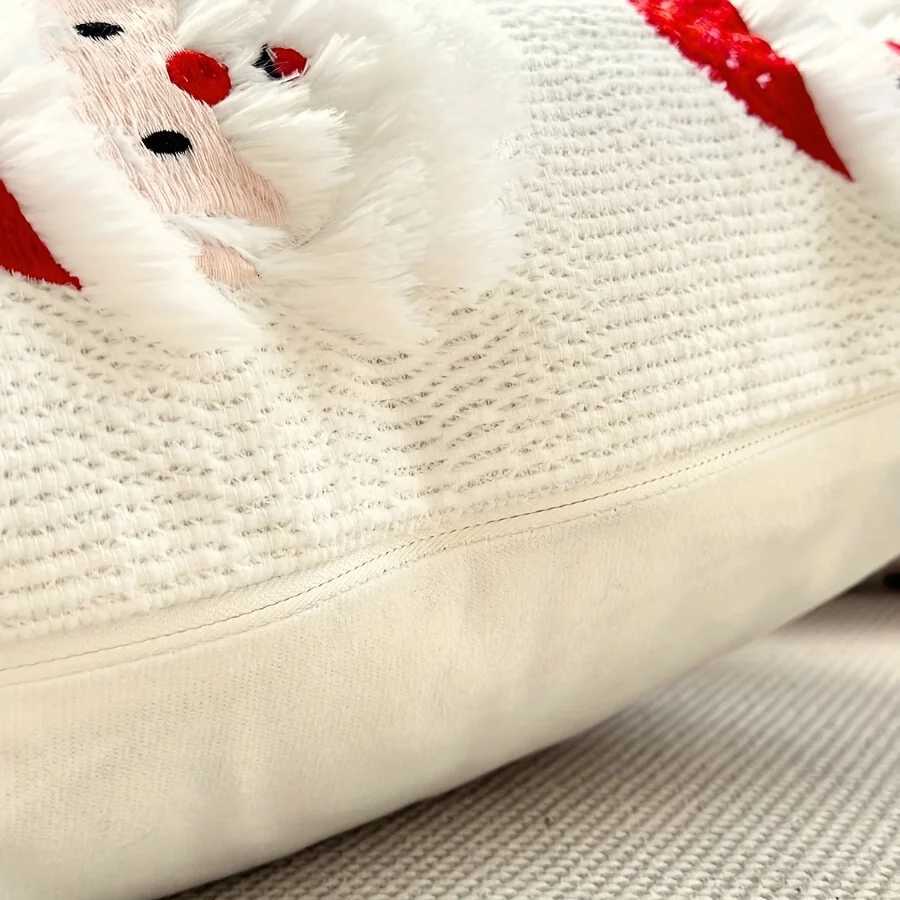 1pc Santa Claus Quilted Throw Pillow Cover Cushion CoverNordic Ins Style Luxury Cute Decorative Pillow Coverdecorative Y251105