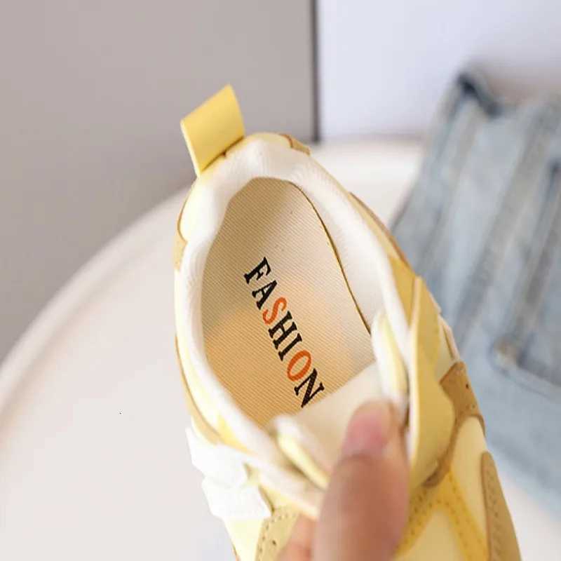 Kids 5 colors sports shoes autumn new breathable girls baby training shoes lightweight boys casual Forrest Gump shoes 22-31T251105