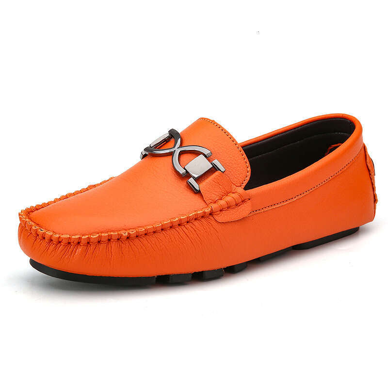 British style set foot bean 2023 spring and autumn suede casual men's big size shoes 39-45 loafers