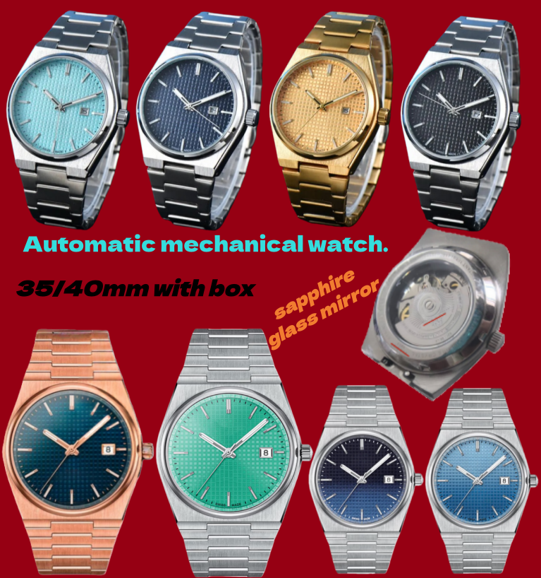 Top quality Men Watch Automatic Mechanical1853 movement 40mm /35mmWatch 316LStainless Steel Strap Luminous Waterproof100M Sport sapphire motion Luxury WatchAAA