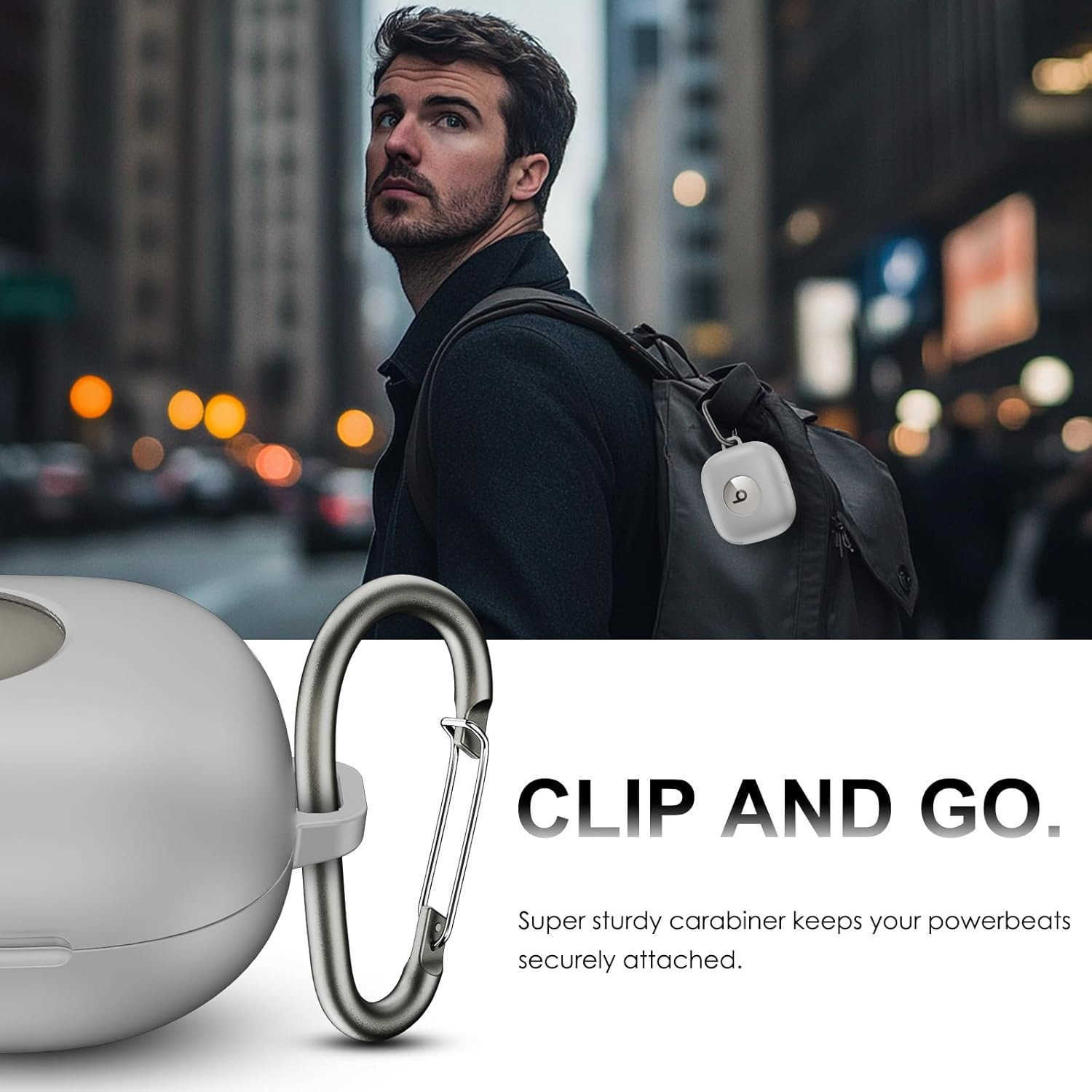 for Beats Powerbeats Pro 2 Case Cover Shockproof Magnetic Case for Powerbeats Pro 2 2025 Wireless Earbuds Magnetic Lock Lid Protective Cover with Clea