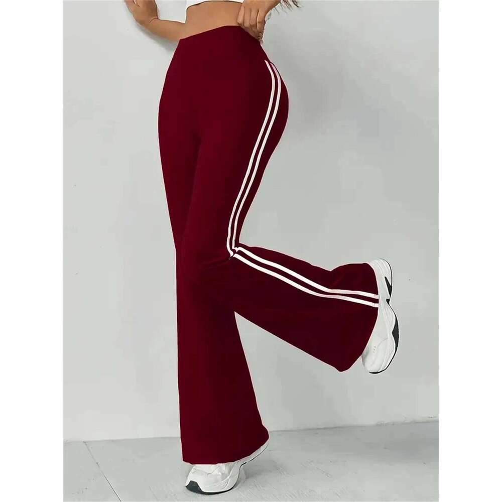 Women's Slim Casual Flare Pants Hight Waist Fashin Micro Pull Trousers 2025 Spring Summen Female Outfit Pant Street Chic Clothes