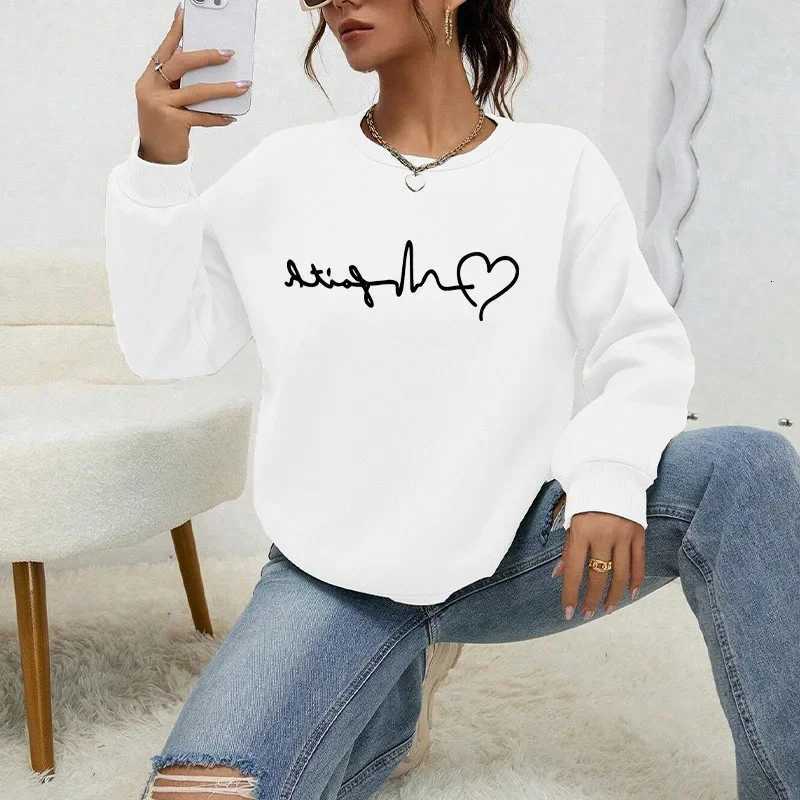 Autumn Winter Sports Womens Sweatshirts Casual Quality Hot Sales Pullover Fashion Comfort Printing O-Neck Tops Jogging OutdoorsT251105