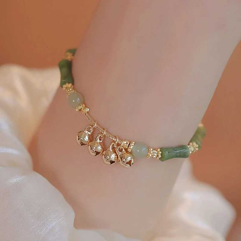 Fashion Retro Bamboo Joint For Women Exquisite Chinese Style Bell Pendant Jewelry Accessories Birthday Gifts C251105