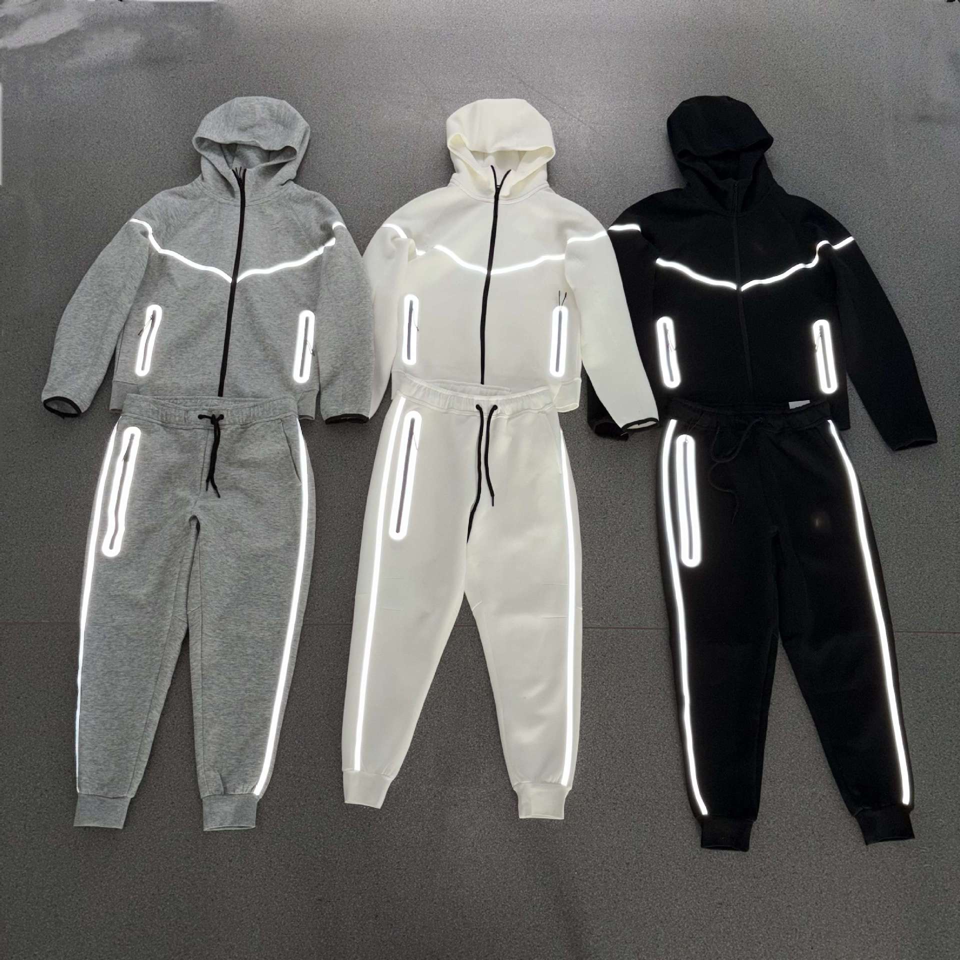 Men's Hoodies suits Tech Fleece Full Zip Tracksuit In & Sweatshirts Centre Cee jointly-designed Jogging Streetwear World Men Clothing Y2k Tops 68