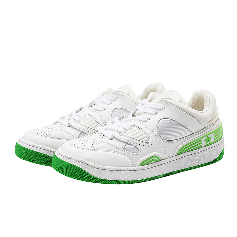 new Candy shoes 3.5cm Height Increasing Women's Sports Shoes Thin-soled Green Casual Shoes