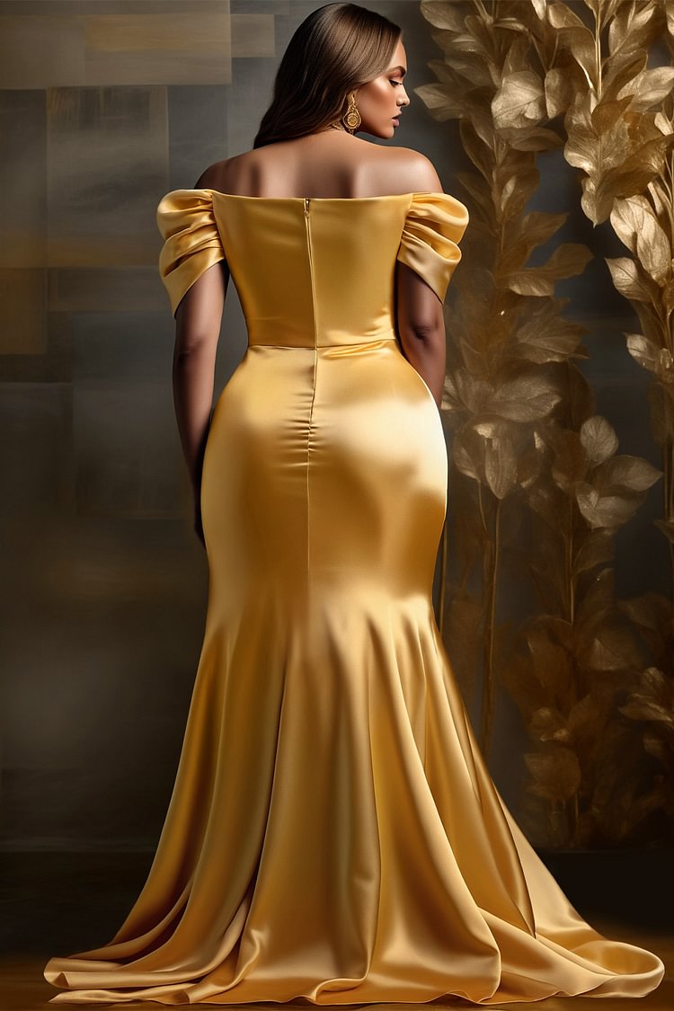 2025 Evening Dress Sexy Beaded Birthday Party Gowns Strapless High Slit African Nigeria Mermaid Robe De Soiree Custom made Plus size 03