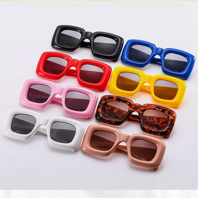 New Children's Fashion Square Sunglasses Cute Baby Protective Sun Glasses Boys And Girls UV Protection Eyewear UV400 Goggles