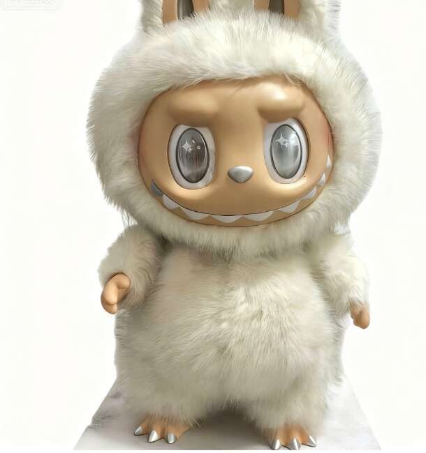 Labubu Zimomo Angel Chief 38cm Big Baby Vinyl Face Blind Box Plush Doll Ornament National Edition