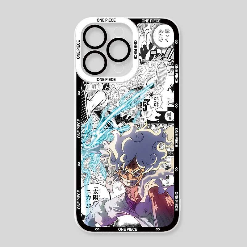 Anime O-One Pieces Clear Case For iPhone 16 Max 15 14 Plus 13 12 11 Pro XR XS X 8 7 SE 2020 Soft Silicone Protective Cover