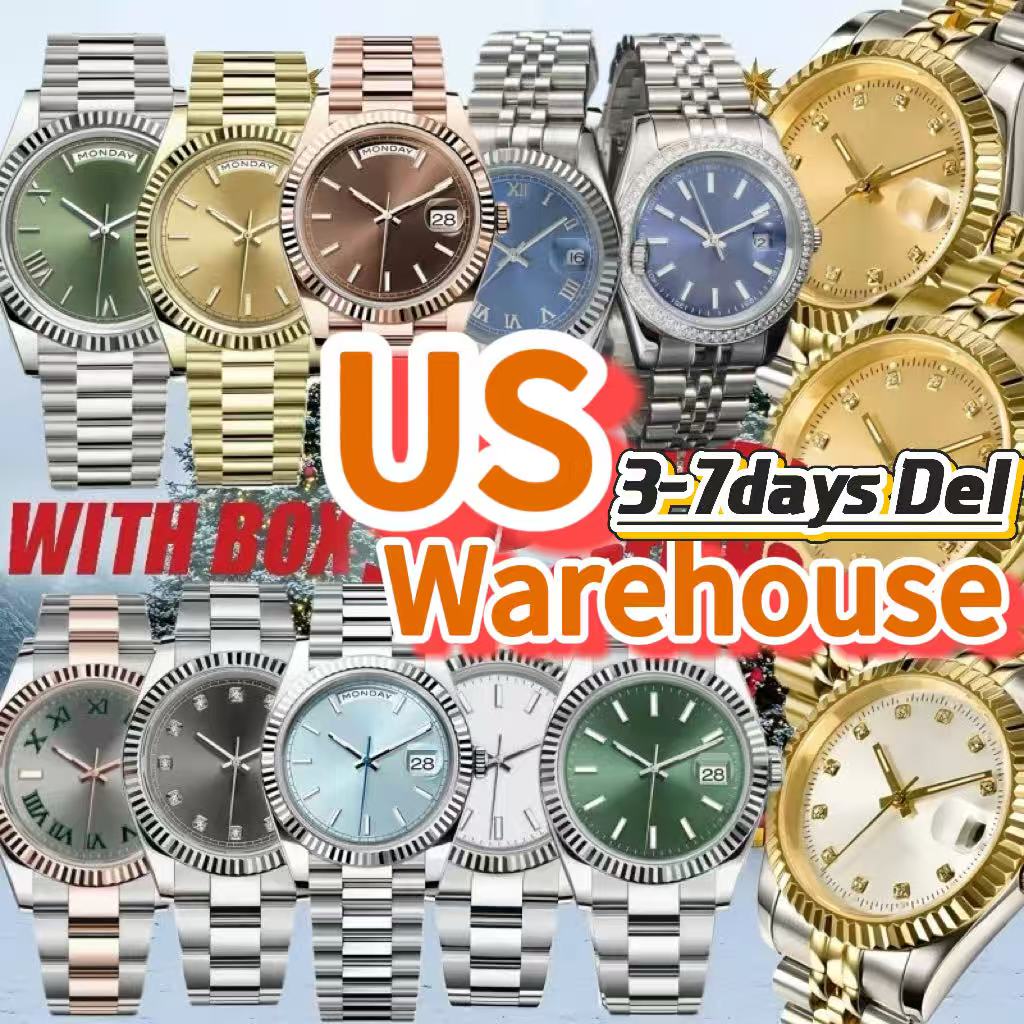 watch mens watch watches men luxury designer watch women mechanical watch sapphire glass water 28/36/41mm with box montre de luxe orologio