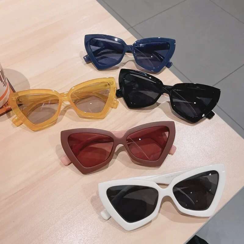 Fashion Vintage Women's Cat Eye Sunglasses New Brand Women Sun Glasses Summer Outdoor Sunshade Oculos De Sol UV400 Eyewear
