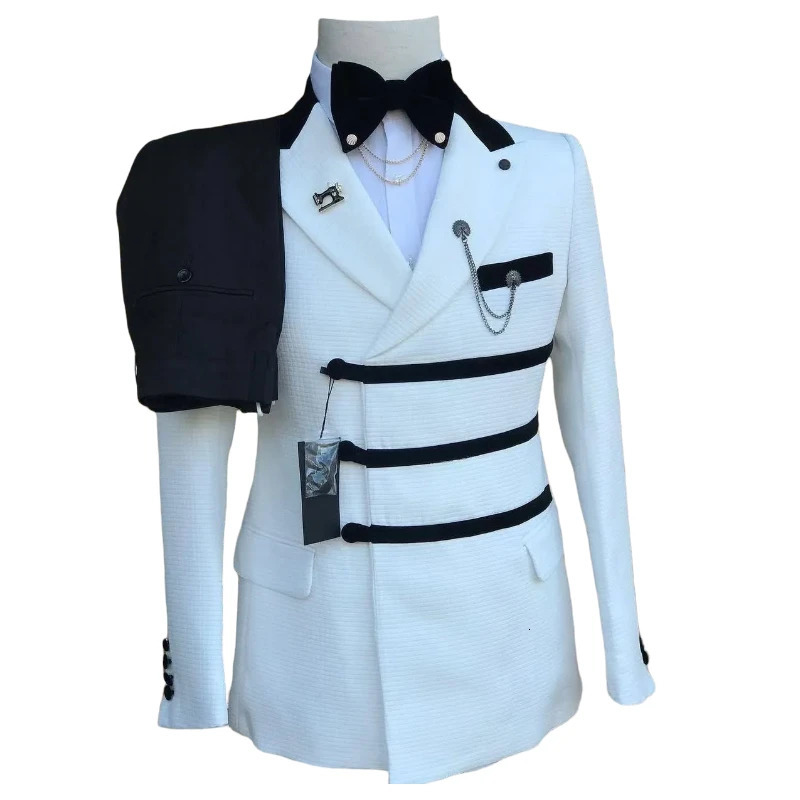 Single Breasted Wedding Men Suits Slim Fit Lapel Blazer with Pants 2 Pieces Formal Business Groom Tuxedos Fashion Style 251023