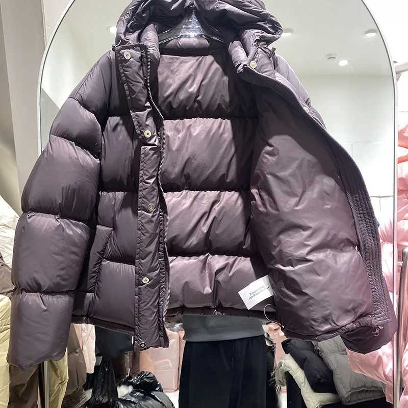 Hooded Down Jacket 2025 New Winter Thickened Down Jackets Women Temperament Women Down Jackets White Duck Down Womens Coat H573T251105