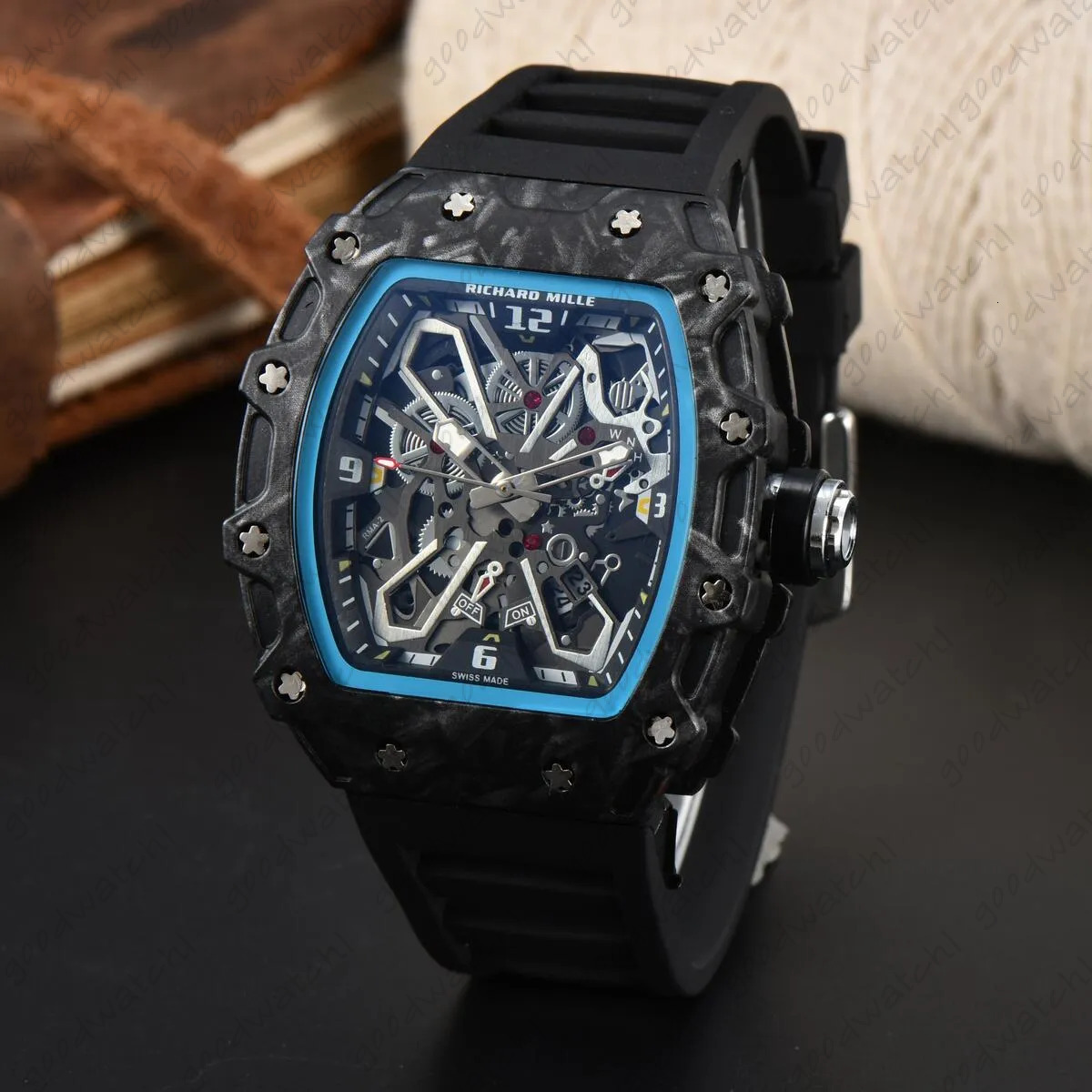 Richard Millie Watch Designer Functional Watch Business Daily Wear And Outdoor Travel With A High Aesthetic Waterproof Trendy Fashion Richard Mill Watch 55E 0A8