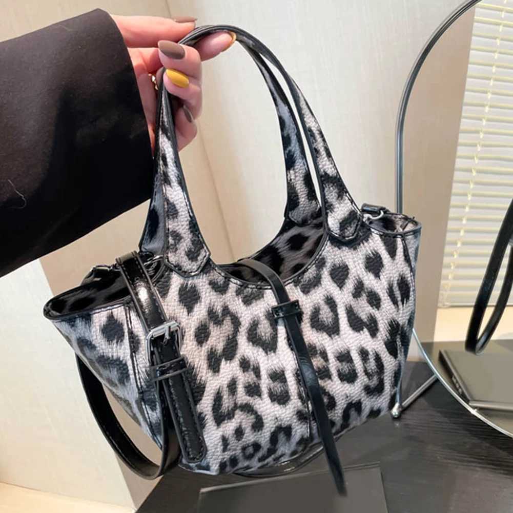 Top Handle Bag for Women Leopard Print Hobo Bag PU Leather Trendy Satchel Bag for Work Travel Shopping Z251104