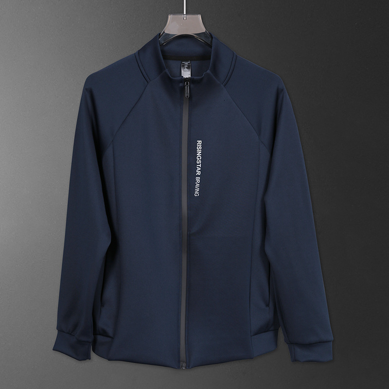 Premium Stand Collar Couple Letter Jacket Quick-Dry Autumn Winter Training Unisex Sports Cardigan Coat