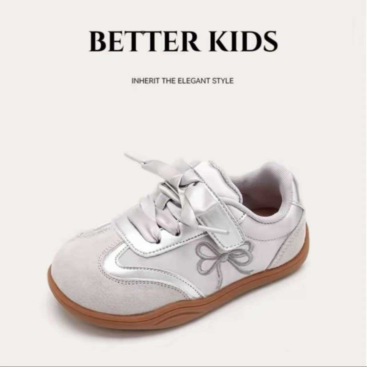 BETTER KIDS/Good Kids Girls Sneakers 2025 New Childrens Spring and Autumn Breathable Training Shoes Casual Shoes W251105