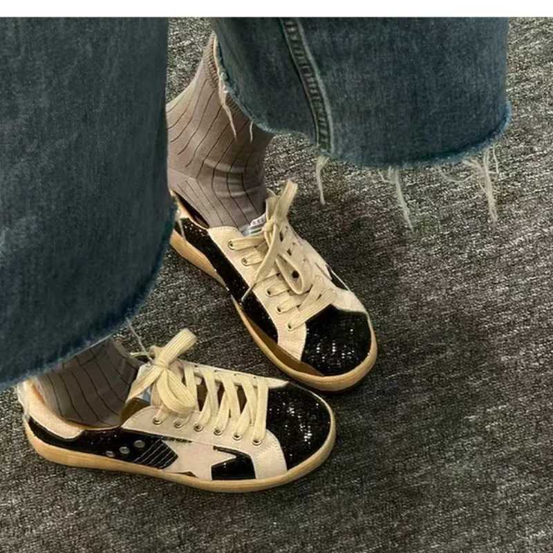 2025 Wens Low Top Flat Star Shoes Trendy Rubber Cfortable Casual Fionable and High-quality Shoes Y251105