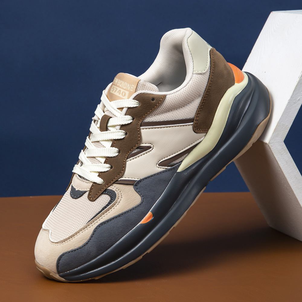 Free Shipping 2025 New design Sneakers Retro Running Shoes Anti-slip and wear-resistant Thick Sole Sport Shoes for Men and Women