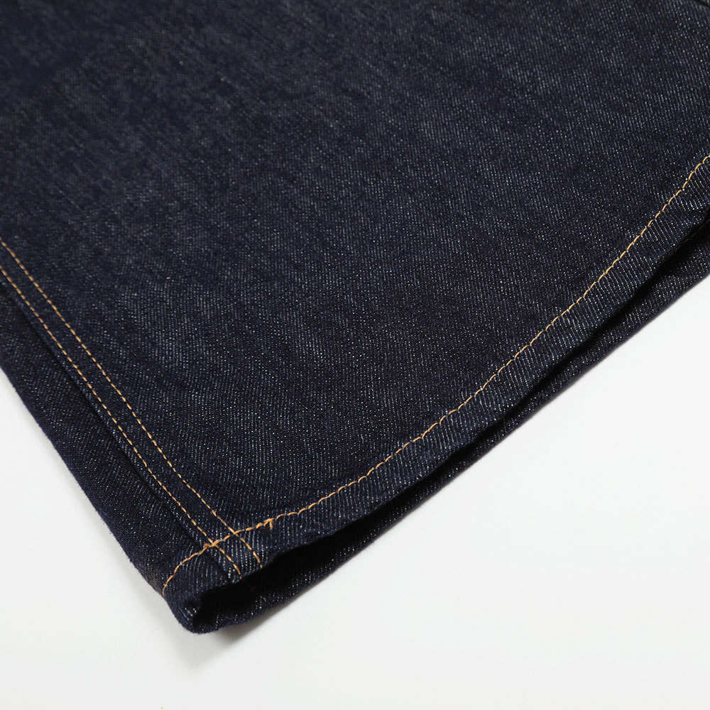 American High Street Cleanfit Simple Raw Denim Jeans Men's Versatile Loose Casual Straight Long Pants Solid Color Retro