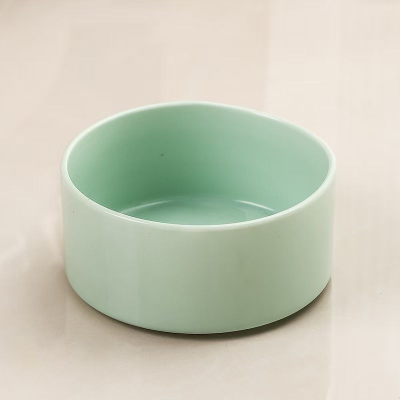 H1205 Popular anti-tipping ceramic bowl, a must-have for pets' meals.