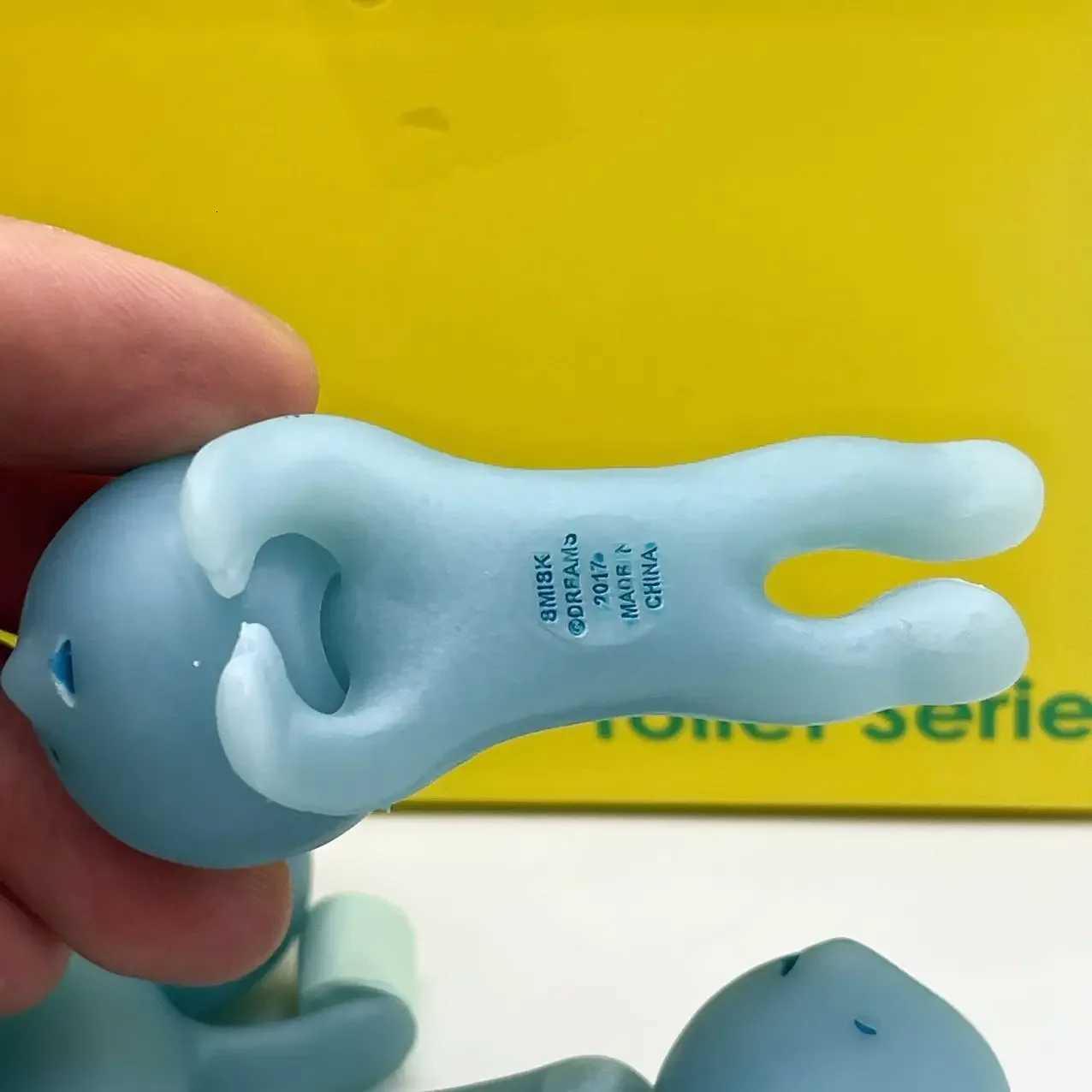 Toilet Series Smiski Blind Box Noctilucent Blue Doll Mystery Box Action Figures Doll Fans Children Surprise Birthday Gift Toy K251105