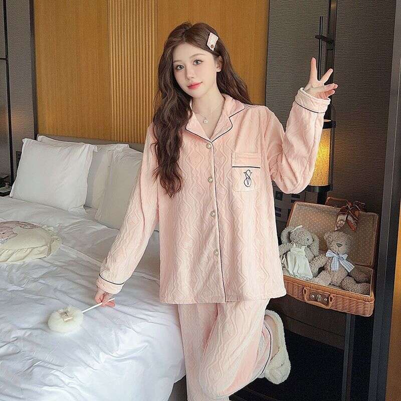 Pajamas Designer Luxcury Pyjamas Cross-Border Selected German Velvet with Chest Pad Strap Three-Piece Set Sexy Cute Lace Bowknot