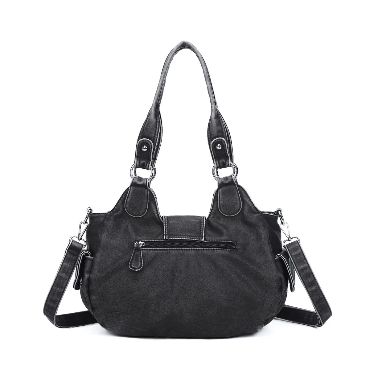 Women Handbag Satchel Tophandle Shoulder Bag PU Dumpling Pack Multipockets Shoulder Bags Phone Money Pack 251031