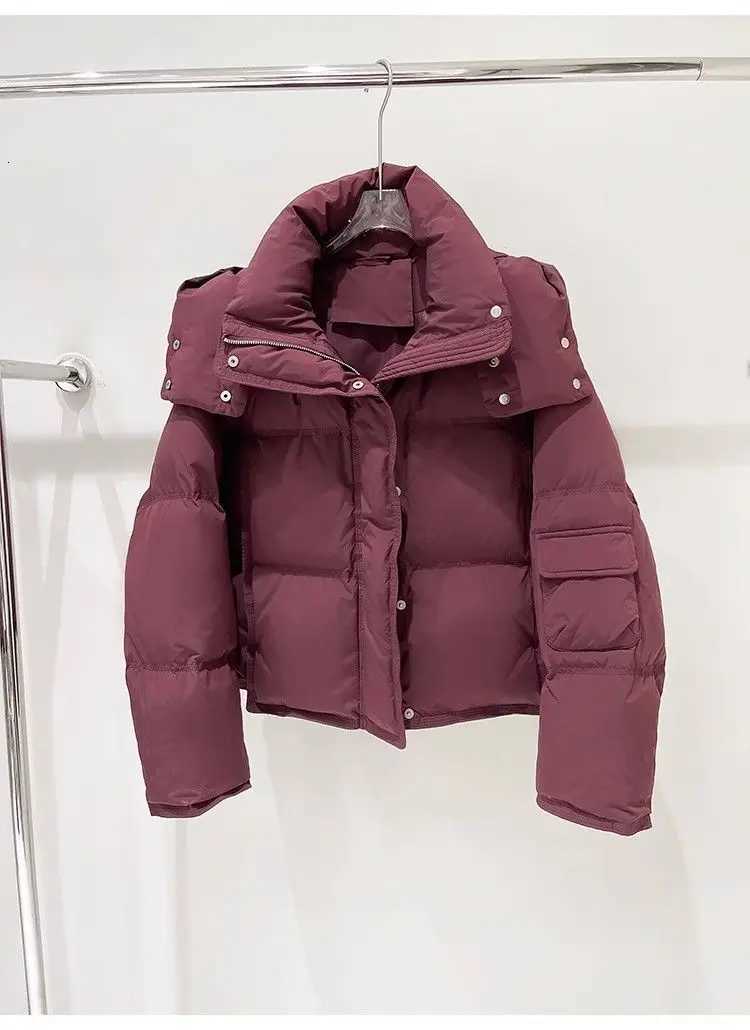 Women Hooded Parka Cardigan Zipper Parkas Jackets Long Sleeve Warm Outerwear Loose Pockets Casual Office Lady 2025 WinterT251105