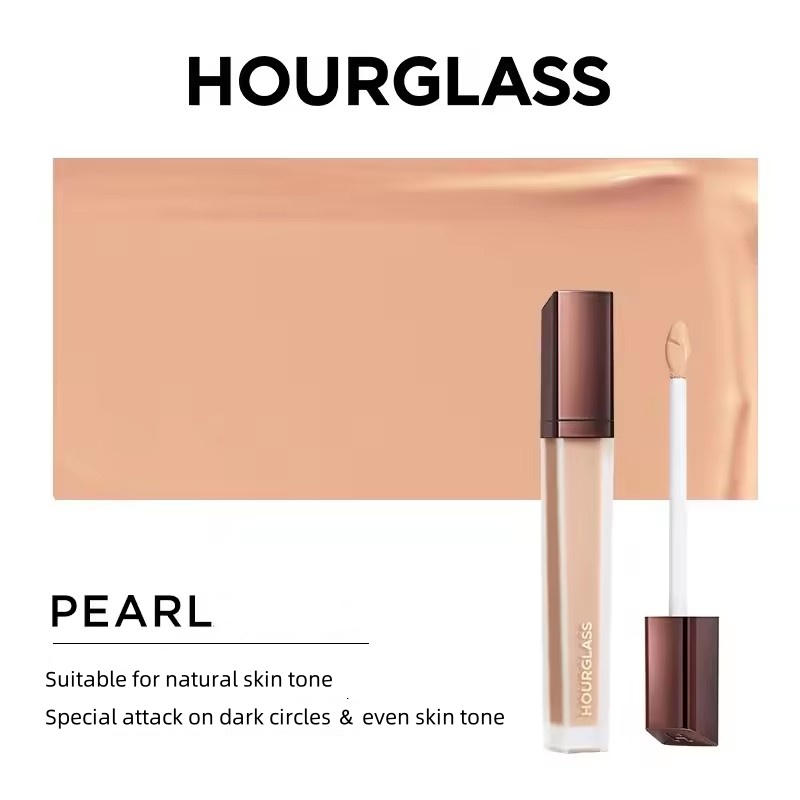 HOUR/GLASS Traceless Concealer covers acne, eye bags, dark circles, tears, brightening and moisturizing Salmon