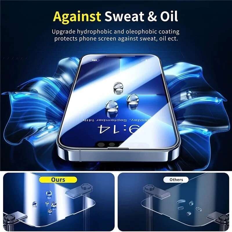 1-5Pcs Tempered 16 15 14 13 12 11 Pro Max Screen Protector for IPhone 7 8 SE X XS XR Protective Glass Film